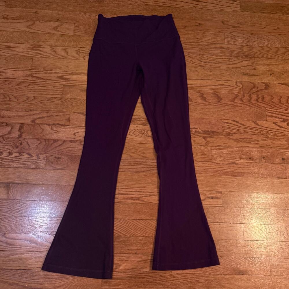 lululemon athletica Women's Dark Plum Flare Leggings